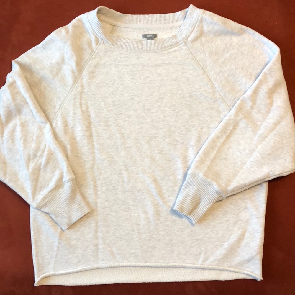 Aerie white/grey heathered sweatshirt XS